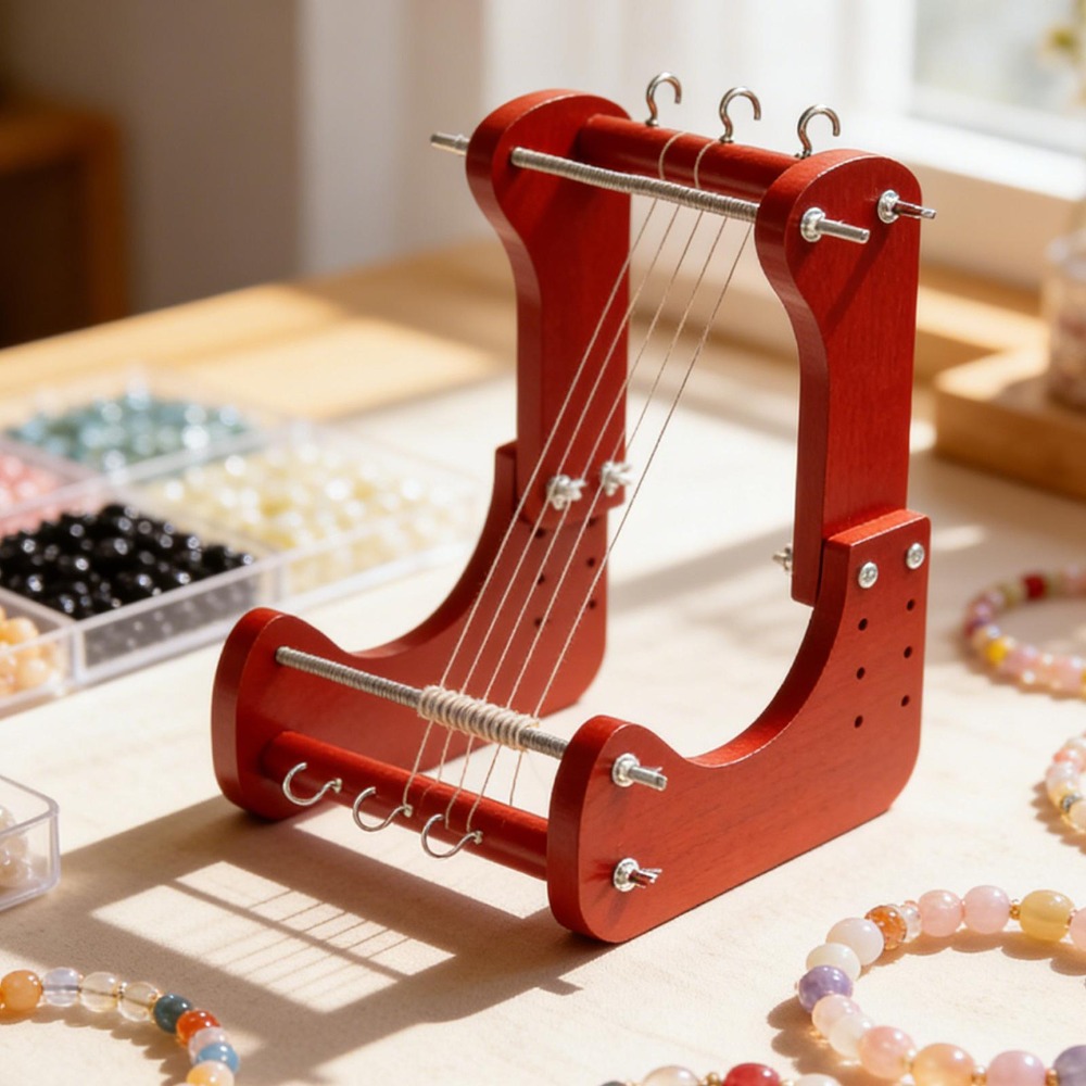 Tools Jewelry Making - Wooden Beading Loom Kit Adjustable Length,